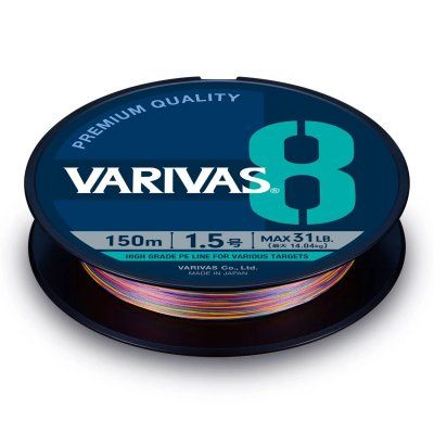 Шнур VARIVAS PE 8 150m 1.5 Marking