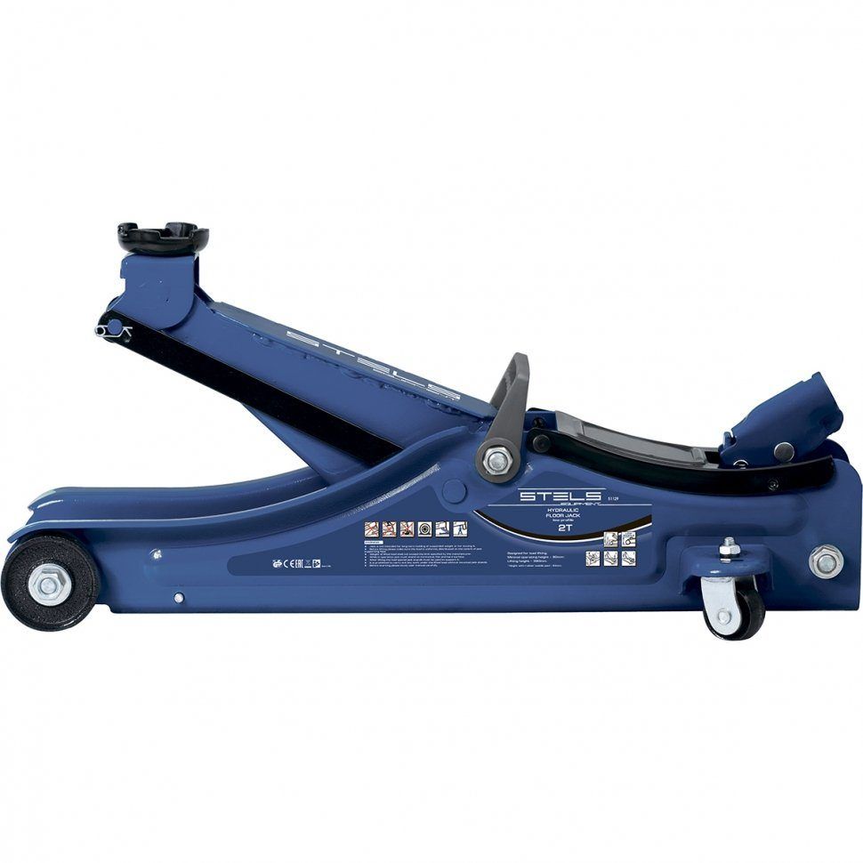 Домкрат гидравлический подкатной 2т. (80-380мм) Low Profile STELS (51129)