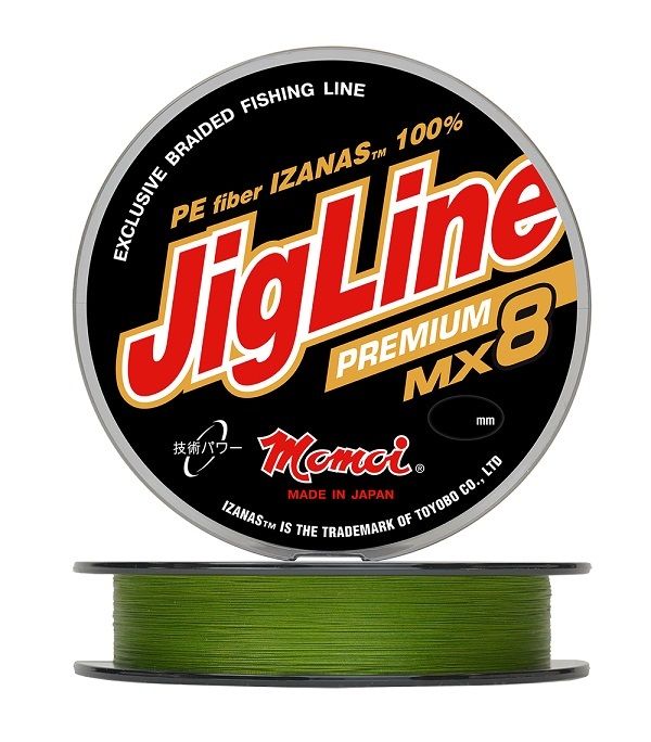 Шнур JigLine Premium WX8 0, 30 мм, 26 кг, 150 м,  хаки