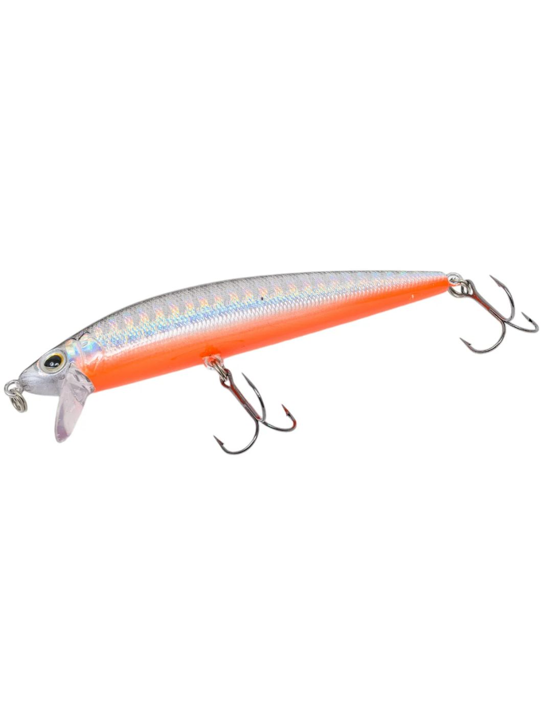 Воблер Минноу Strike Pro Euro Minnow 110,  110 мм,  17 гр,  Загл. 0, 7м.-1, 5м.,  Плавающий,  цвет: A70-713 Black Silver OB,  (JL-115F#A70-713)