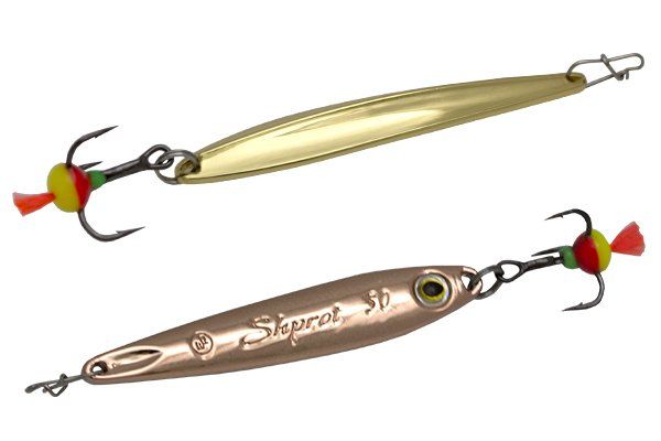 Блесна вертикальная ECOPRO Shprot,  80мм,  15г,  G/C