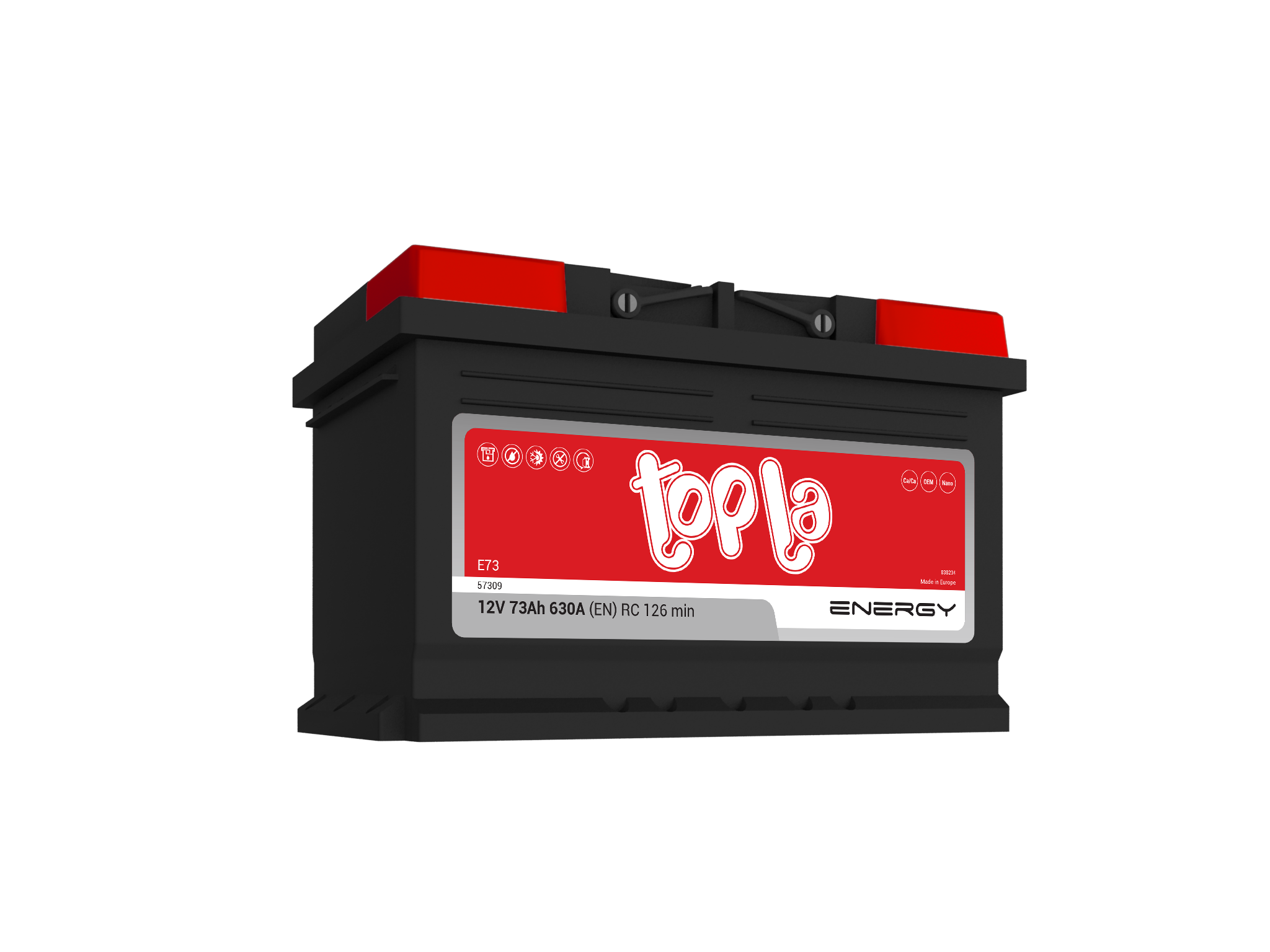 73 TOPLA ENERGY LB Евро Аккумулятор зал/зар