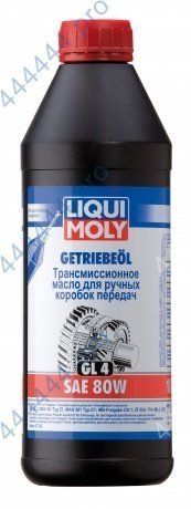 LIQUI MOLY 80W минеральное трансмиссионное масло GL-4 1L 1952/1020