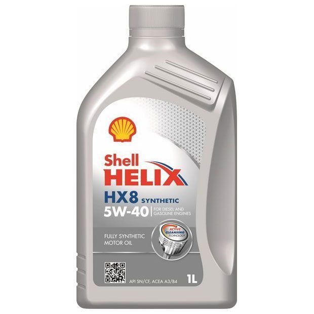SHELL HELIX HX8 5w40  1L синтетическое моторное масло