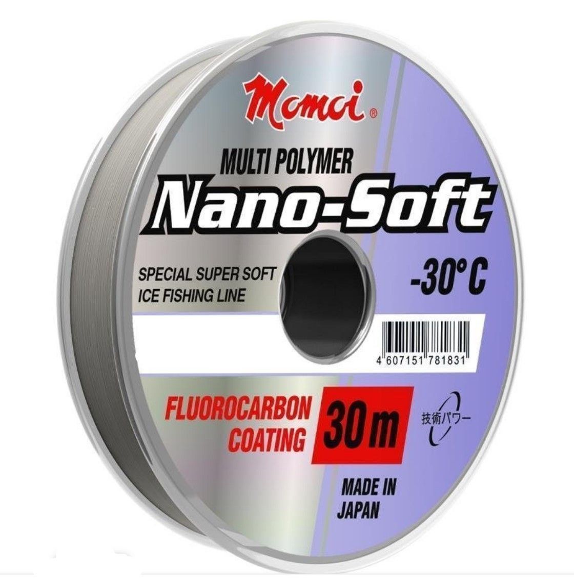 Леска Hameleon Nano-Soft Winter 0.261мм, 7, 4 кг, 30 м,  прозрачная (шт) 