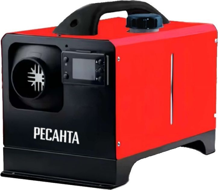 Нагреватель воздуха дизельный непр.нагрева РЕСАНТА ТДПН-8000 (12/220V мощность 8кВт, поток 350м³,  расход 0, 5кг/ч) 67/1/55