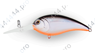 Воблер Крэнк Strike Pro Crankee Diver 60,  60 мм,  10 гр,  Загл. 0, 2м.-1, 0м.,  Плавающий,  цвет: A70-713 Black Silver OB,  (JL-038F#A70-713)