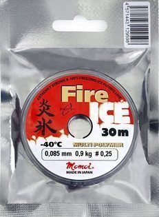 Леска Fire Ice 0, 205 мм,  5, 0 кг,  30 м,  красная,  Barrier Pack 