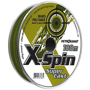 Леска X-Spin Camouflage 0, 25мм 5, 5кг   100м камуфляж