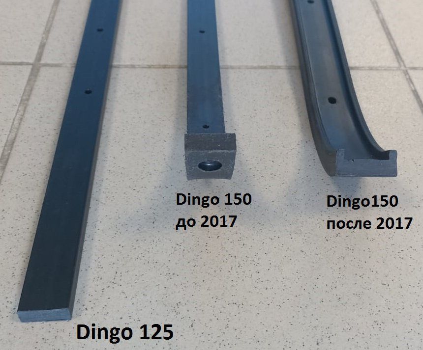 Направляющая гусеницы (склиза) Dingo (Динго) Т150 с 2017г Графитовая 85см ЦентрПласт 3421  