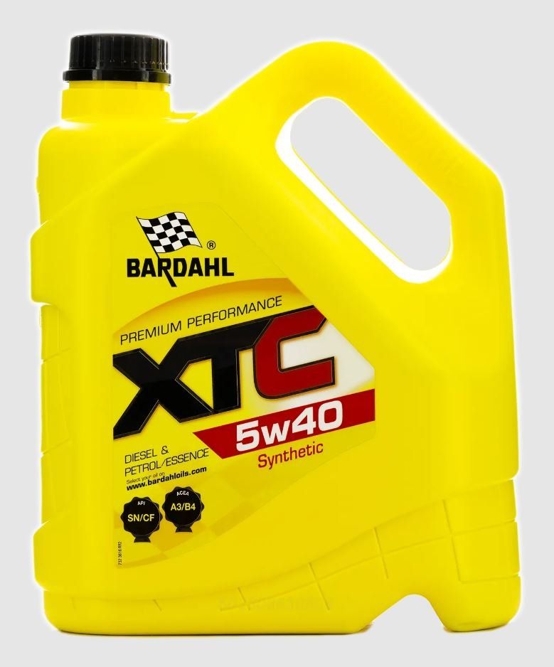 BARDAHL 5W40 XTC SN/CF 4L 36162 синтетическое моторное масло