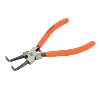 Щипцы для стопорных колец 160мм (сжим,  загнутые) АвтоДело 30409