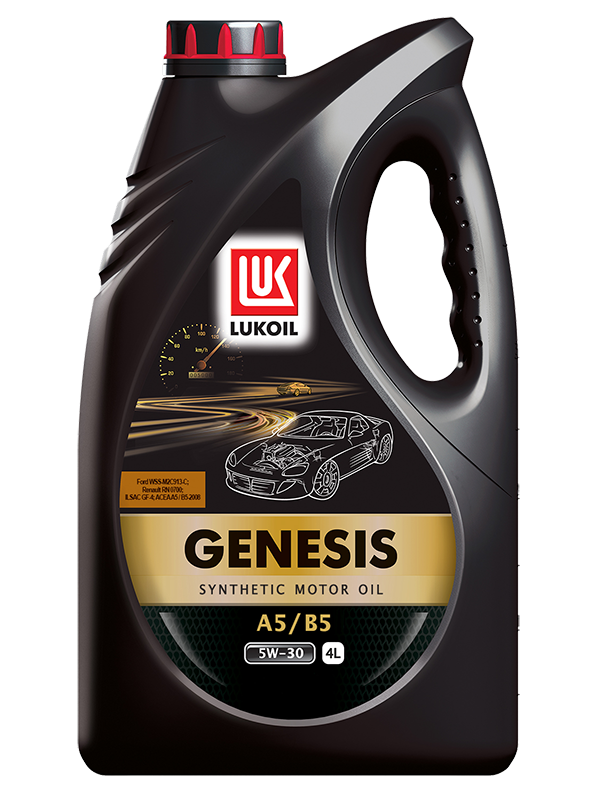 ЛУКОЙЛ 5W30 GENESIS ARMORTECH FD 4л синтетическое моторное масло