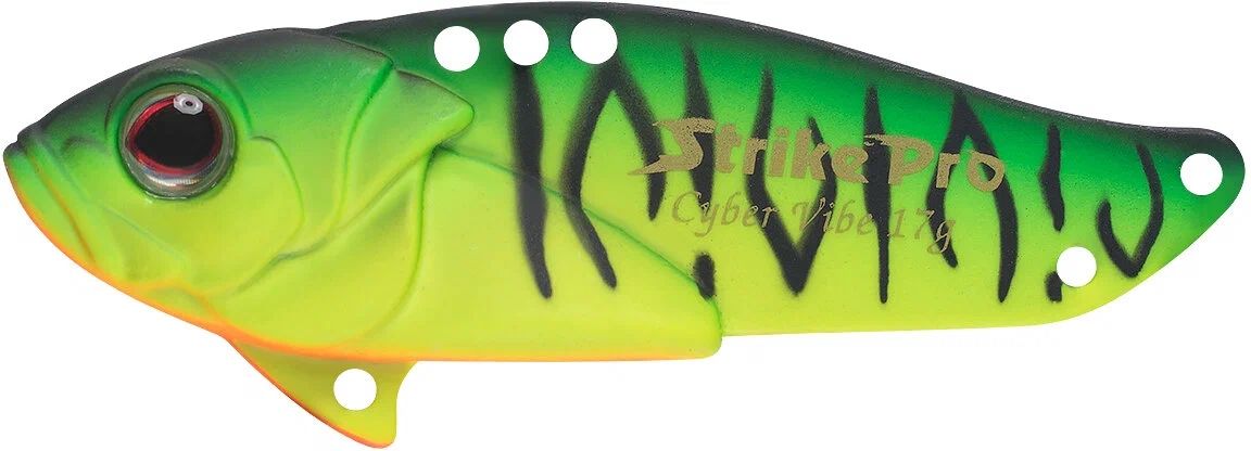 Блесна-цикада Strike Pro Cyber Vibe 40,  40 мм,  6, 6 гр,  цвет: Mat Tiger,  (JG-005B#GC01S)