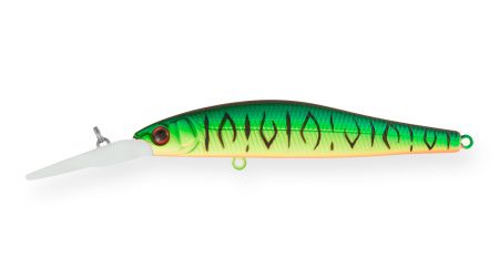 Воблер Минноу Strike Pro Jumper DR 110SP,  110 мм,  11 гр,  Загл. 1, 5м.-4, 0м.,  Нейтральный,  цвет: GC01S Mat Tiger,  (EG-192CL-SP#GC01S)