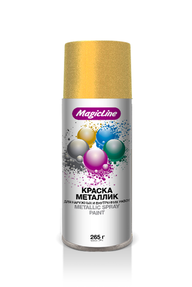 Краска MAGIC LINE RAL 270М Яркое золото 265г