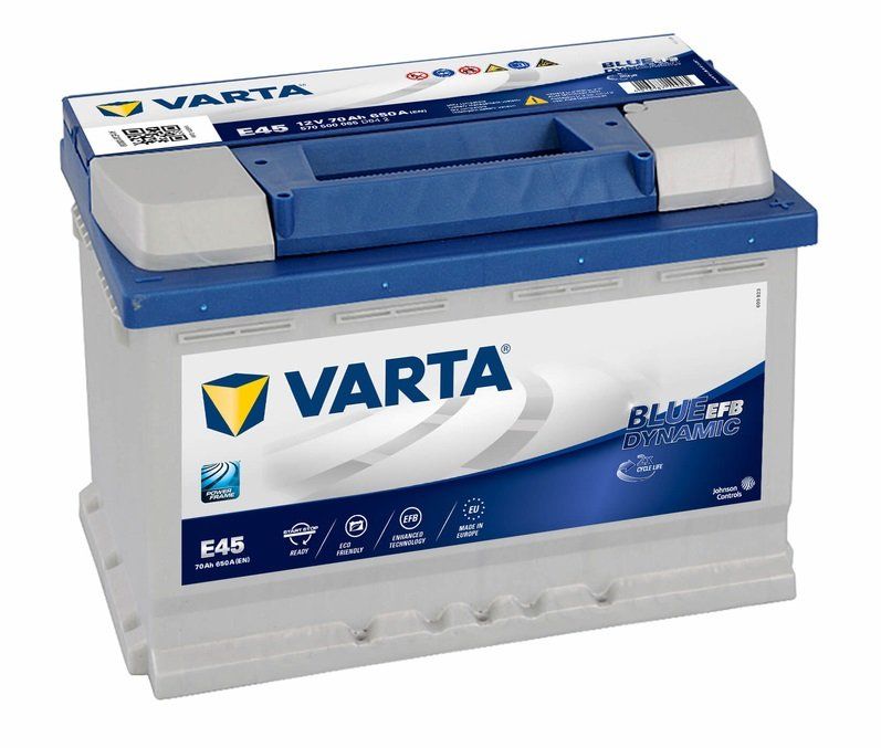 70 евро/570500* VARTA EFB Аккумулятор зал/зар