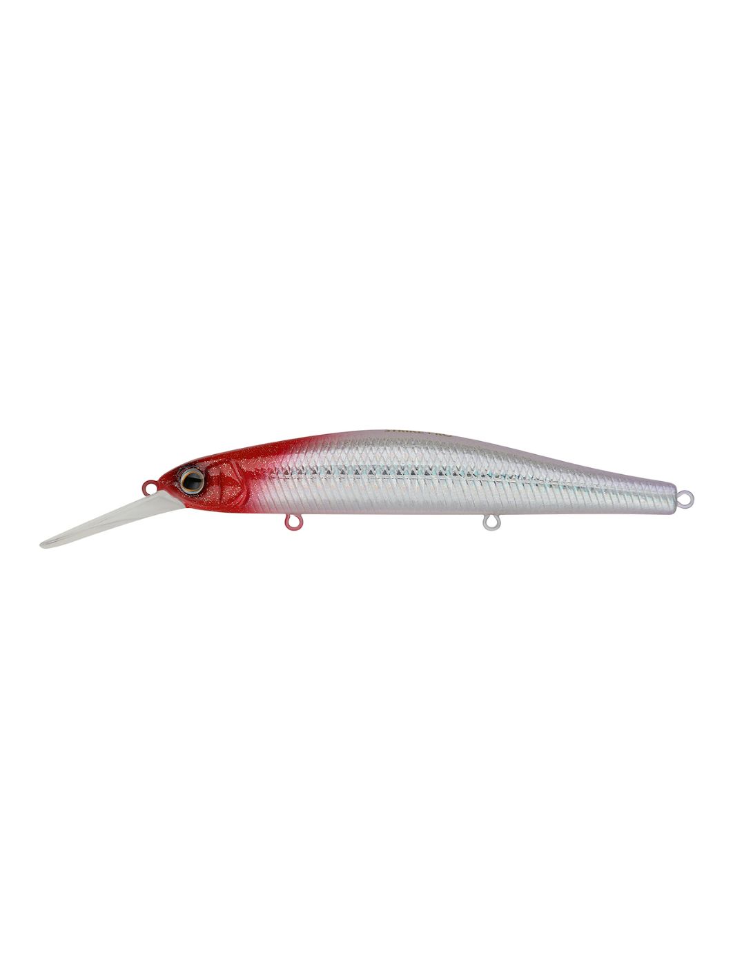 Воблер Минноу Strike Pro Inquisitor MDR 80SP,  80 мм,  9, 1 гр,  Загл. 1, 0м.-2, 5м.,  Нейтральный,  цвет: 022PPP-713 Redhead Silver,  (EG-193AL-SP#022PPP-713)