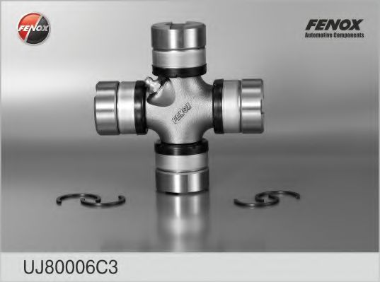 Крестовина карданного вала УАЗ,  ГАЗ "Fenox" крупный ролик,  масленка с торца