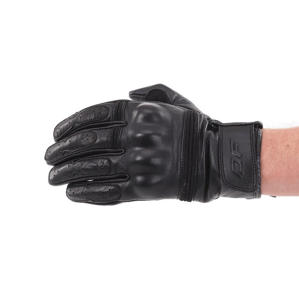 Перчатки DF STREET Black кожаные 3XL