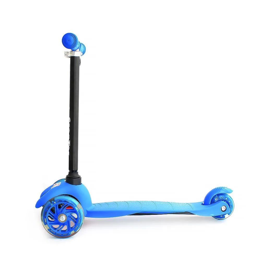 Самокат трехколесный Scooter SK-028,  от 3х лет Синий