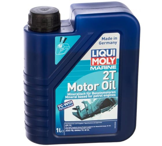 LIQUI MOLY 2-х тактное минеральное масло для лодочных моторов 1L 1231/2373/25019 /мотоотд./