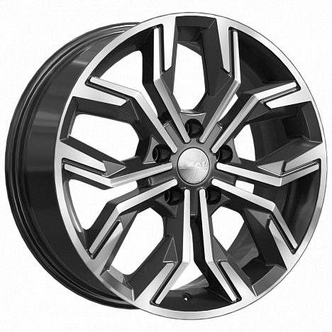 Литой диск СКАД АМИАТА 7.0x17/4x100 D67.1 ET37 алмаз комплект 4шт.