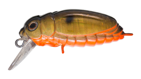 Воблер Крэнк Strike Pro Beetle Buster 40,  40 мм,  5, 7 гр,  Загл. 0, 2м.-0, 7м.,  Плавающий,  цвет: 613-SBO Black Back Smoked,  (EG-174F#613-SBO)