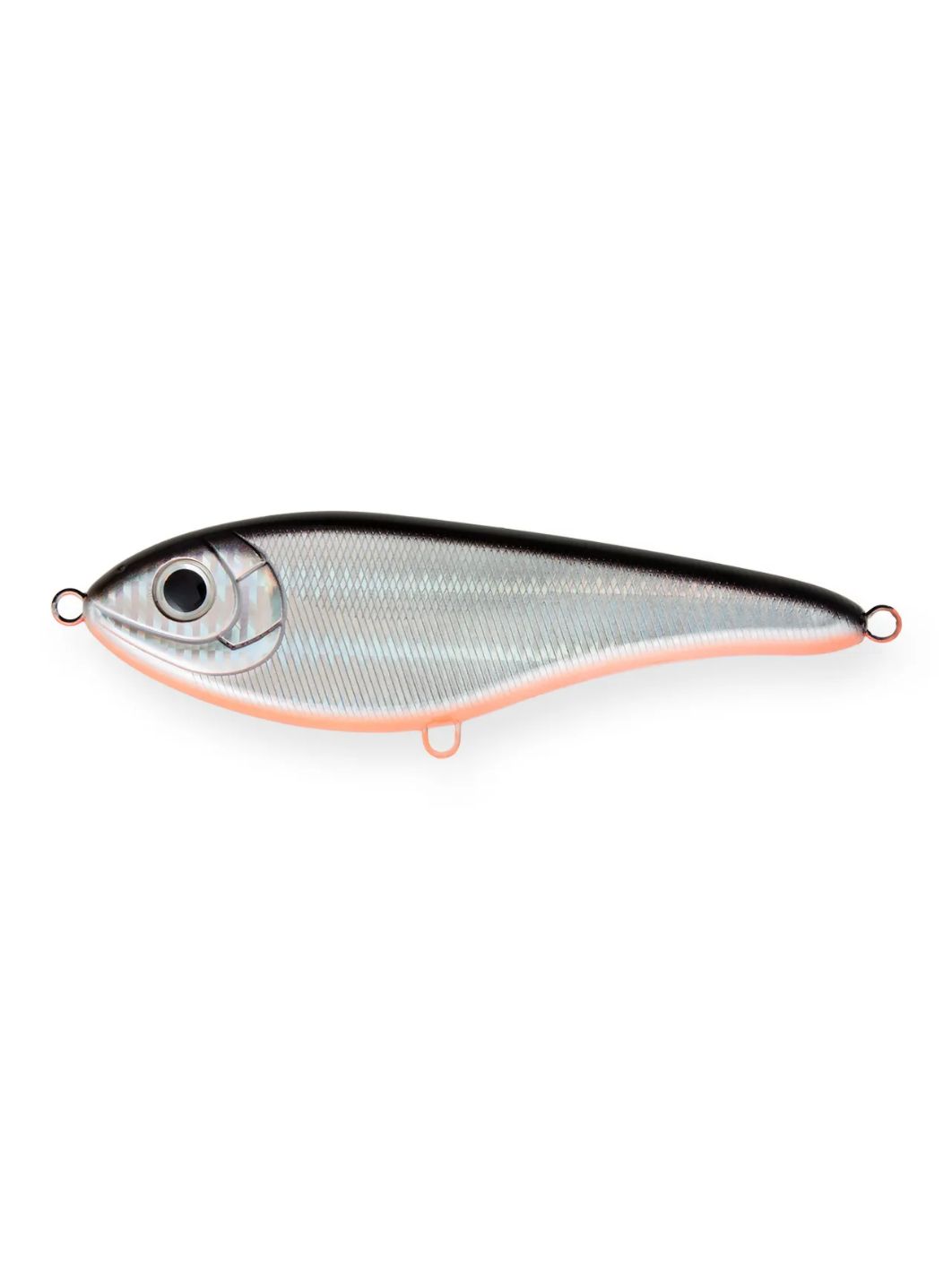 Воблер Джеркбейт Strike Pro Buster Jerk Sinking,  150 мм,  75 гр,  Загл. 0, 5м.-4, 0м.,  Тонущий,  цвет: A70-713 Black Silver OB,  (EG-048#A70-713)