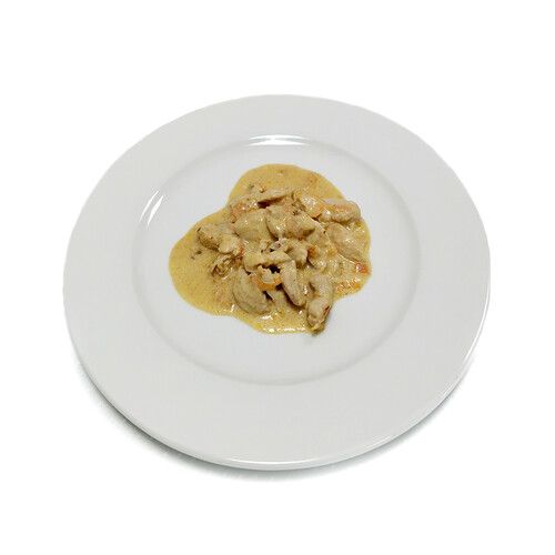 Куриная грудка в сметанном соусе