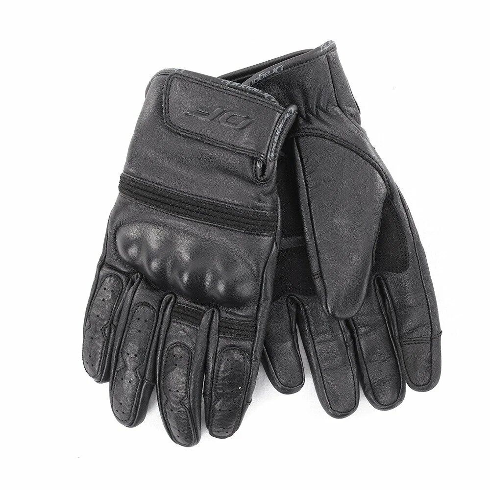 Перчатки DF STREET Black кожаные 3XL