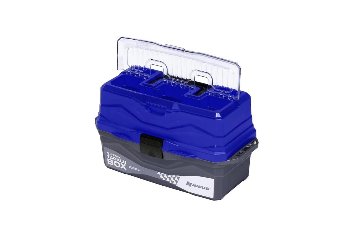 Ящик для снастей Tackle Box трехполочный NISUS синий