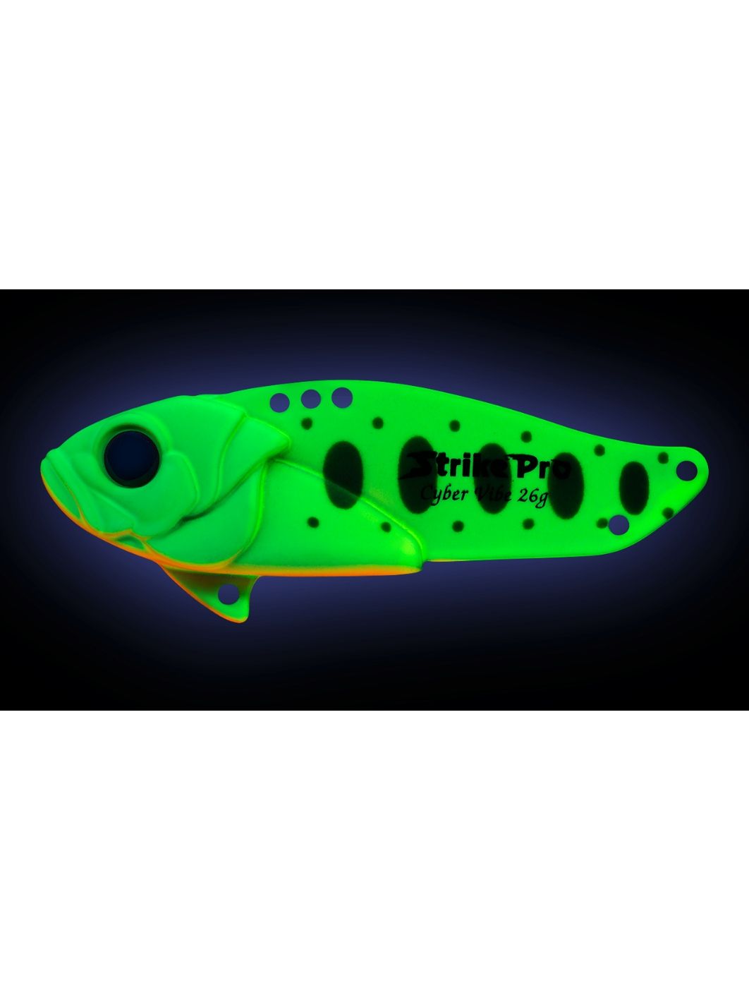 Блесна-цикада Strike Pro Cyber Vibe 40,  40 мм,  6, 6 гр,  цвет: Lemon Mat Tiger,  (JG-005B#A178S)