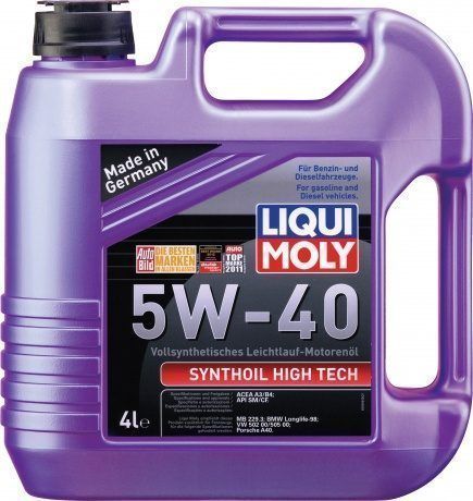 LIQUI MOLY "Synthoil High Tech" 5W40 4L синтетическое моторное масло 1915