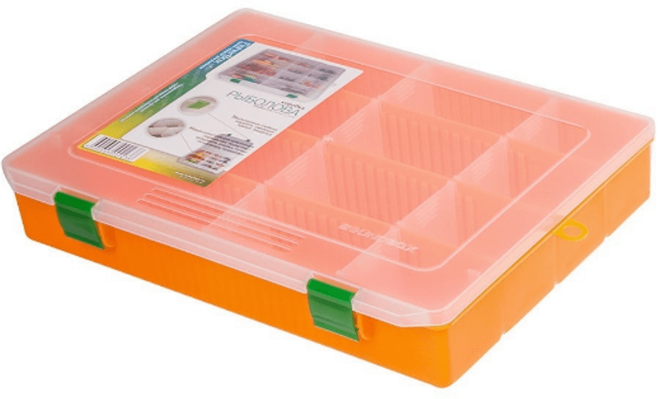 Коробка FisherBox 250 для приманок (250*190*40мм) Orange