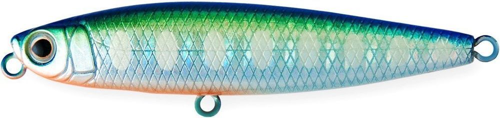 Воблер Стикбейт Strike Pro Scud Stick 70S (Slide Bait Heavy One 70),  70 мм,  16, 5 гр,  Загл. 0, 5м.-4, 0м.,  Тонущий,  цвет: A150-713 UV Blue Silver OB,  (EG-245#A150-713)