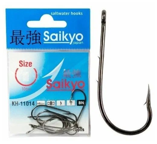 Крючки Saikyo KH-11014 Bait Holder BN №12 /уп.10шт/
