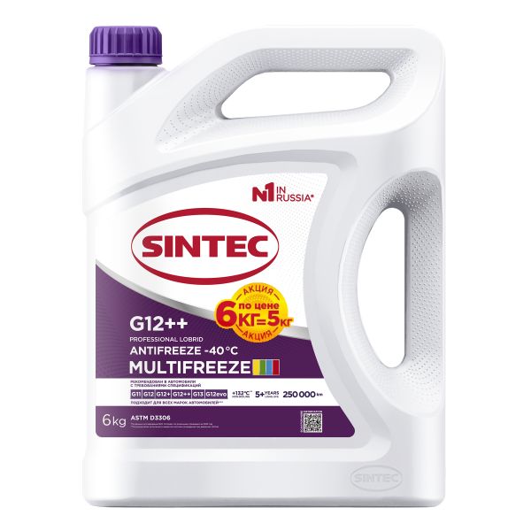 Антифриз SINTEC MULTI FREEZE 6кг универсальный