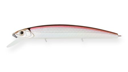 Воблер Минноу Strike Pro Montero 130SP,  130 мм,  20, 6 гр,  Загл. 1, 0м.-2, 0м.,  Нейтральный,  цвет: A53-EP Silver Smelt UV,  (EG-190B-SP#A53-EP)