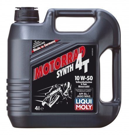 LIQUI MOLY Motorbike 10W50 4T Synth Street Race синтетическое масло для мотоциклов 4L 7508/1686 /Мотоотдел/