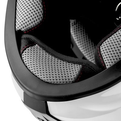 Шлем интеграл ZEUS ZS-813A ,белый глянец XS