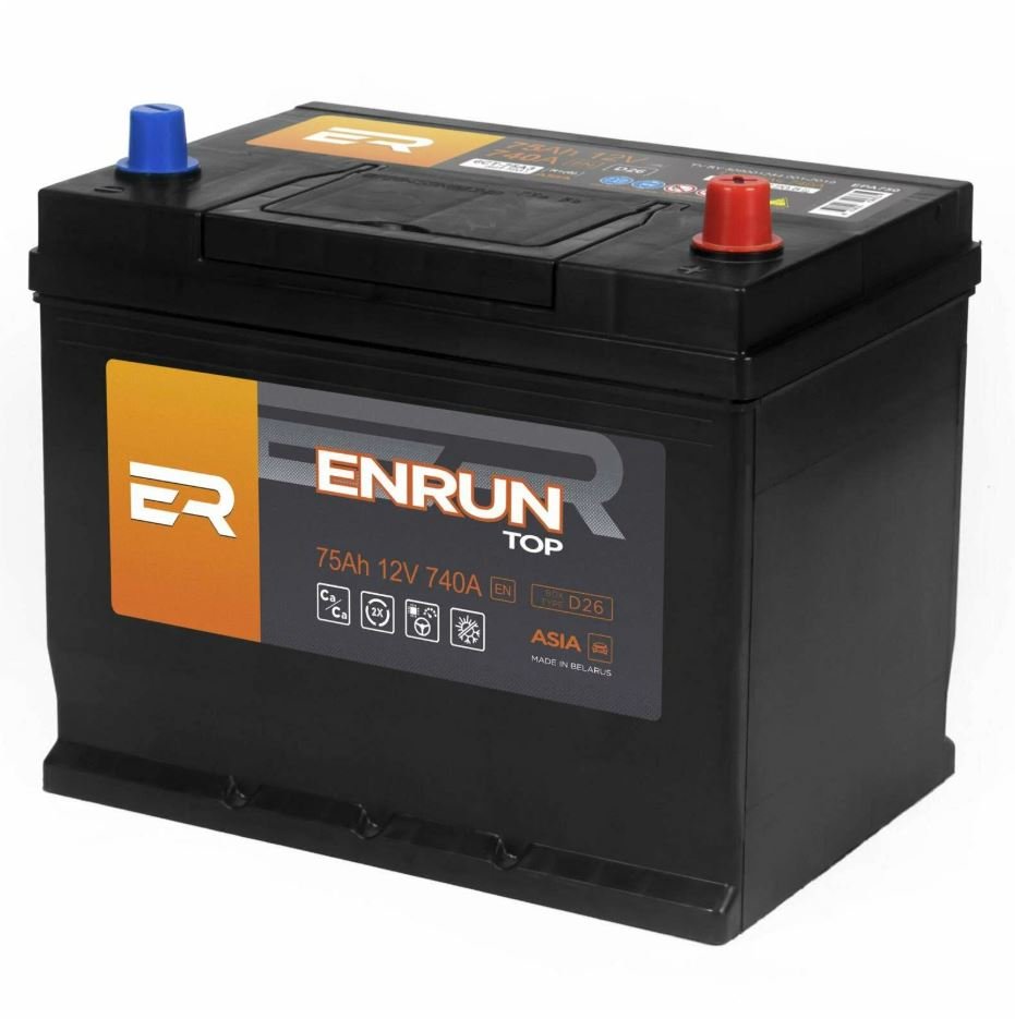 80 ENRUN TOP ASIA ЕВРО EPA800  Аккумулятор залит/заряжен