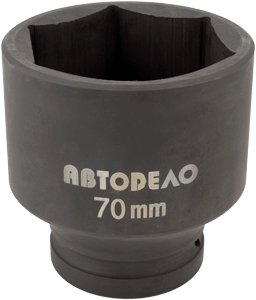 Головка торцевая 1" 6-гранная 60мм ударная АвтоДело 40360