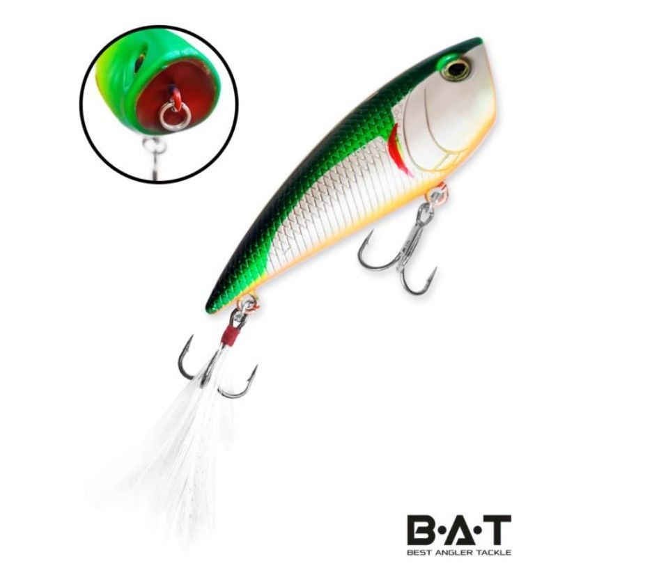 Воблер BAT Crow Pop ВТ059 (70 mm.; 7 g.; TopWater) # CS11