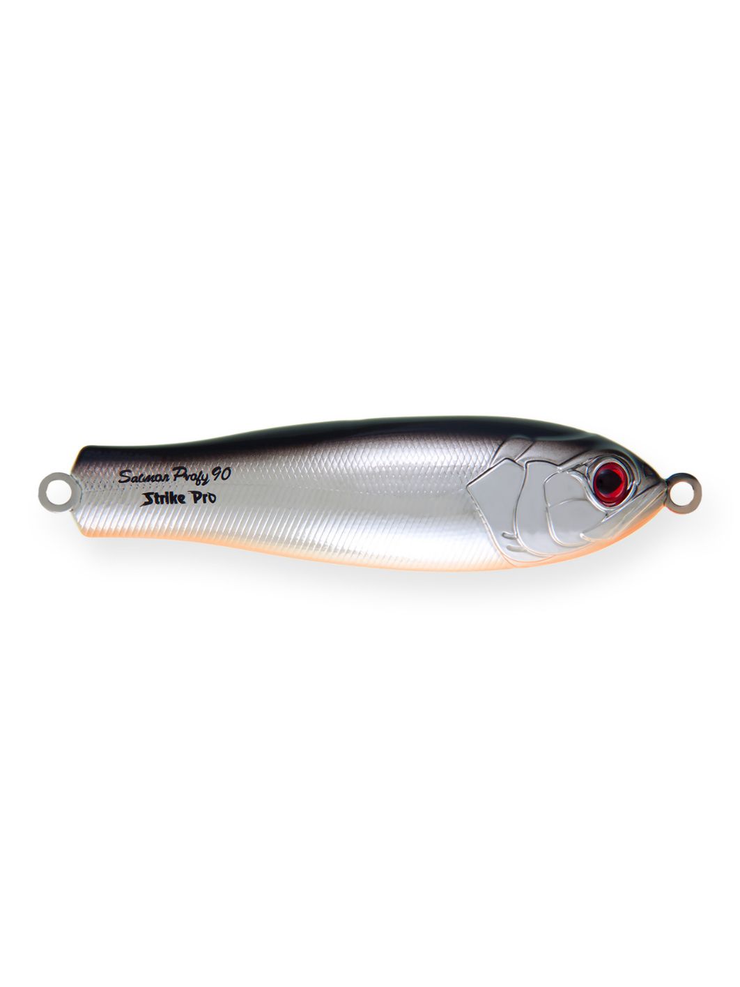 Блесна колеблющаяся Strike Pro Salmon Profy 90,  90 мм,  22, 4 гр,  Тройник,  цвет: A70E Black Silver OB,  (PST-03C#A70-713/A70-713)