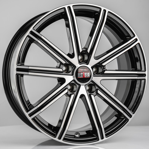 Диск л.Р16 6.5/5*100 ALCASTA M64 d57.1 ЕТ38 BKF КОМПЛЕКТ 4ШТ.