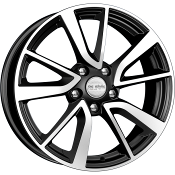 Литой диск K&K КС699 (ZV AUDI A4) 7x17/5x112 D66.6 ET46 алмаз черный 68035 комплект 4шт.