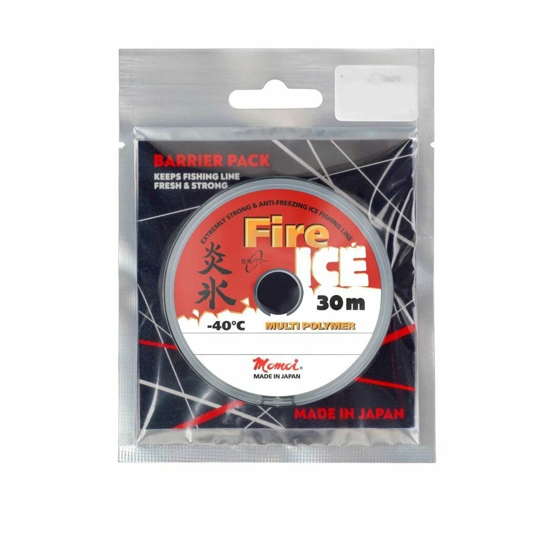 Леска Fire Ice 0, 181 мм,  3, 8 кг,  30 м,  красная,  Barrier Pack 