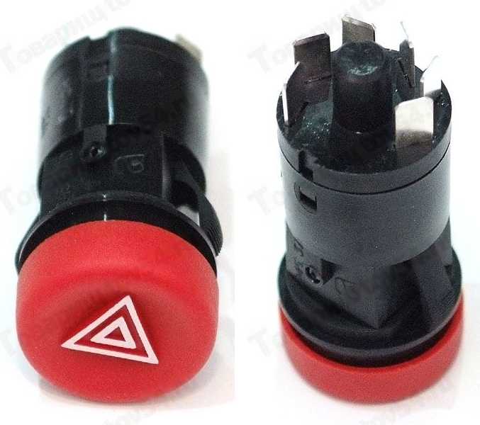 Кнопка аварийная УАЗ-452,  HUNTER короткая (на 6 вых.) 245.3710