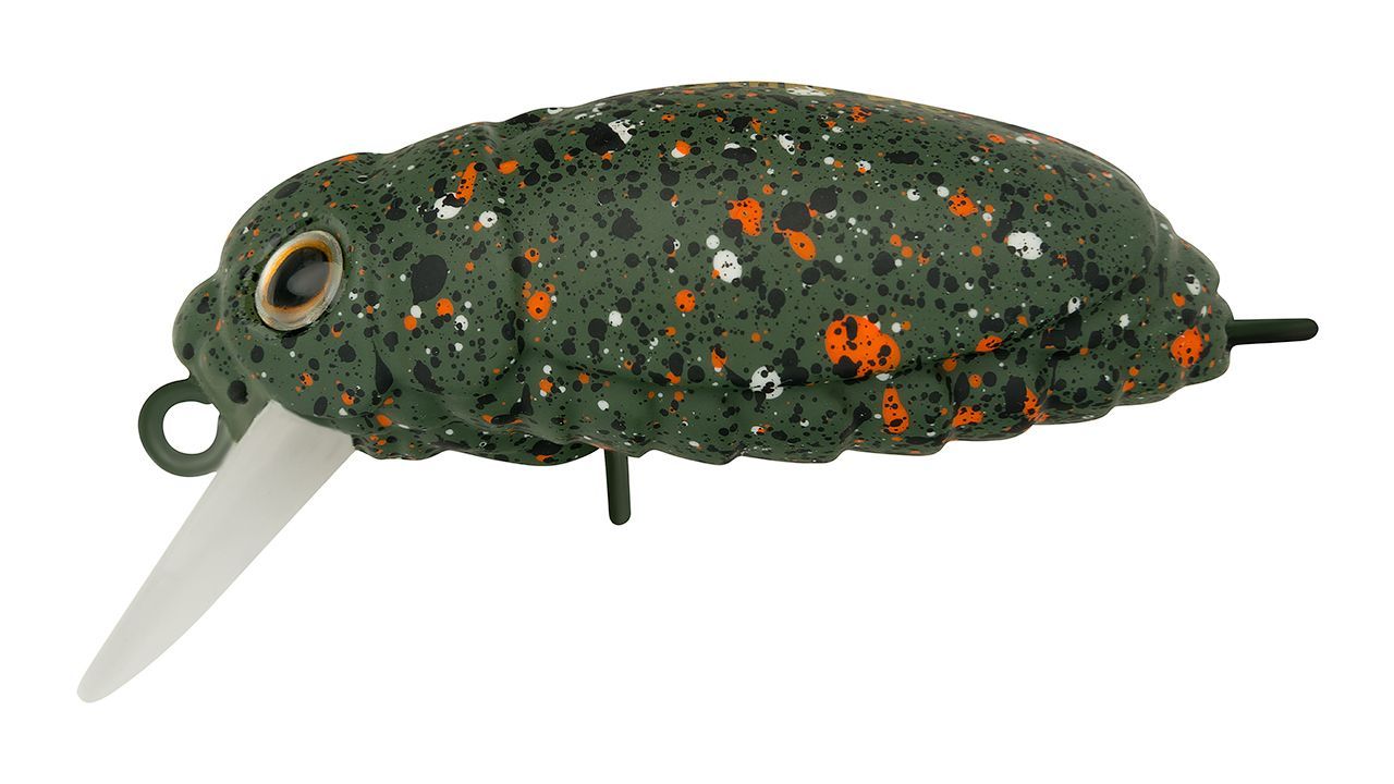Воблер Крэнк Strike Pro Beetle Buster 40,  40 мм,  5, 7 гр,  Загл. 0, 2м.-0, 7м.,  Плавающий,  цвет: A253S Khaki Matte Blob,  (EG-174F#A253S)